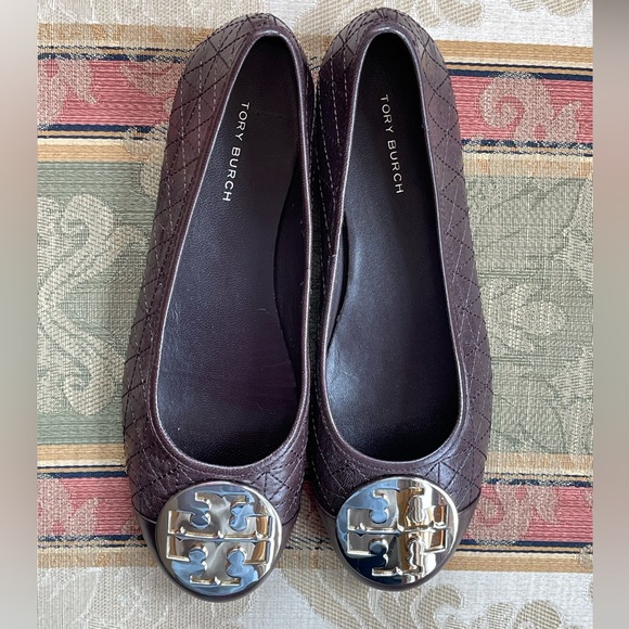 Tory Burch Claire Quilted Ballet Napa Leather - Picture 7 of 9